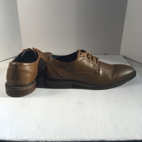 Joseph Abboud “Greyson” Brown Leather Oxford Shoe